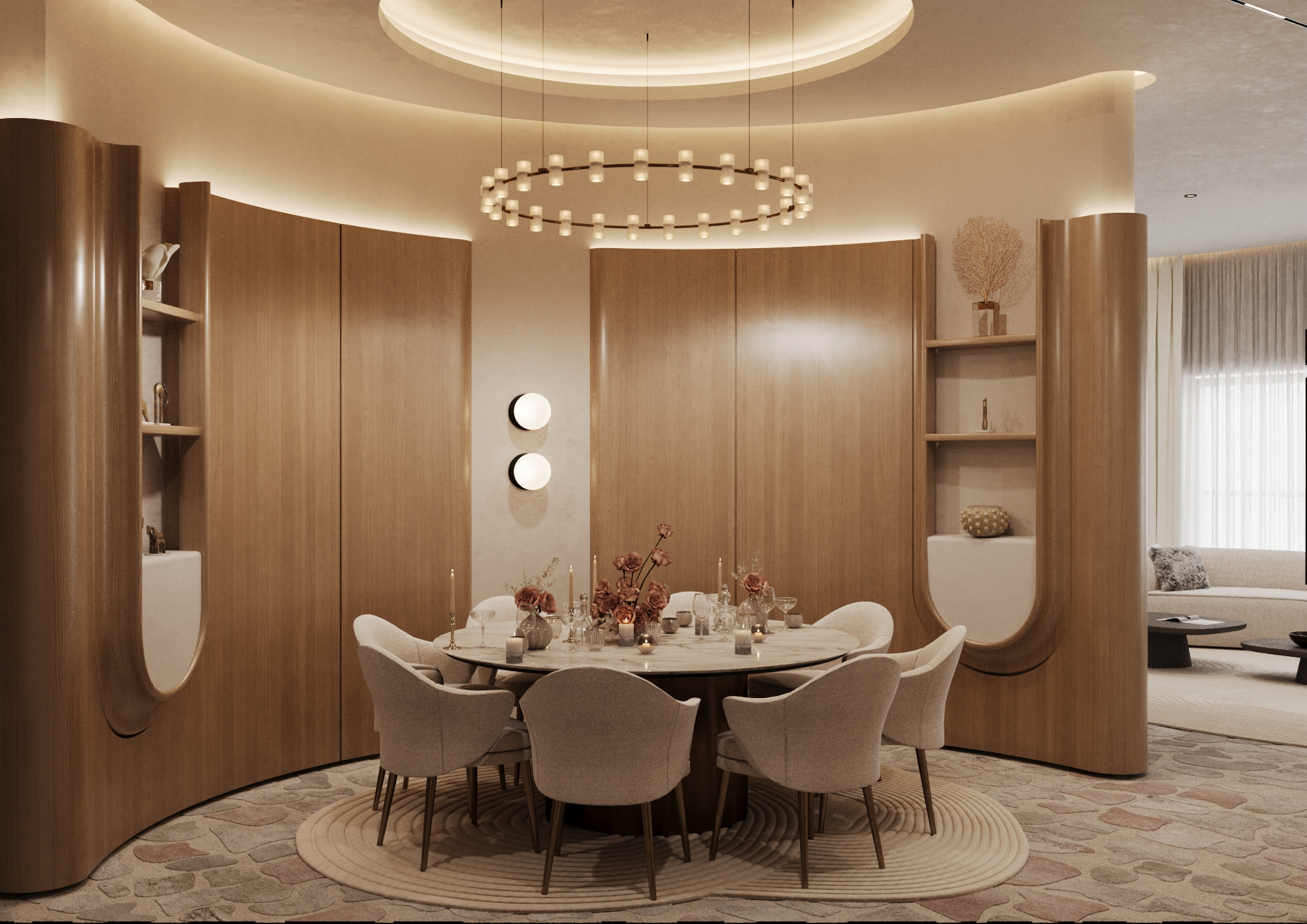 تصميم وتنفيذ فيلا في الشارقة | تصميم داخلي وتشطيبات فاخرة - Image 1