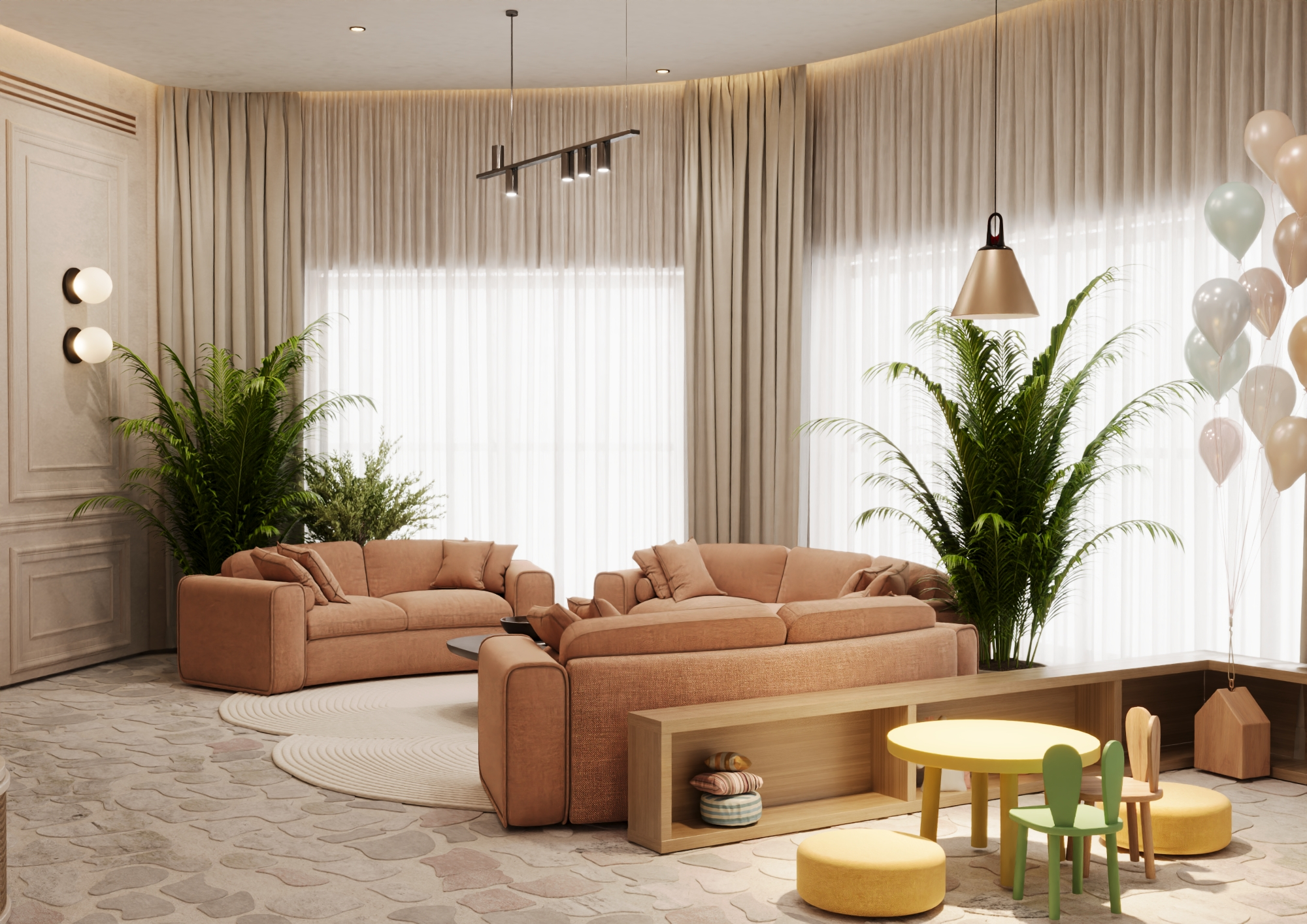 تصميم وتنفيذ فيلا في الشارقة | تصميم داخلي وتشطيبات فاخرة - Image 8