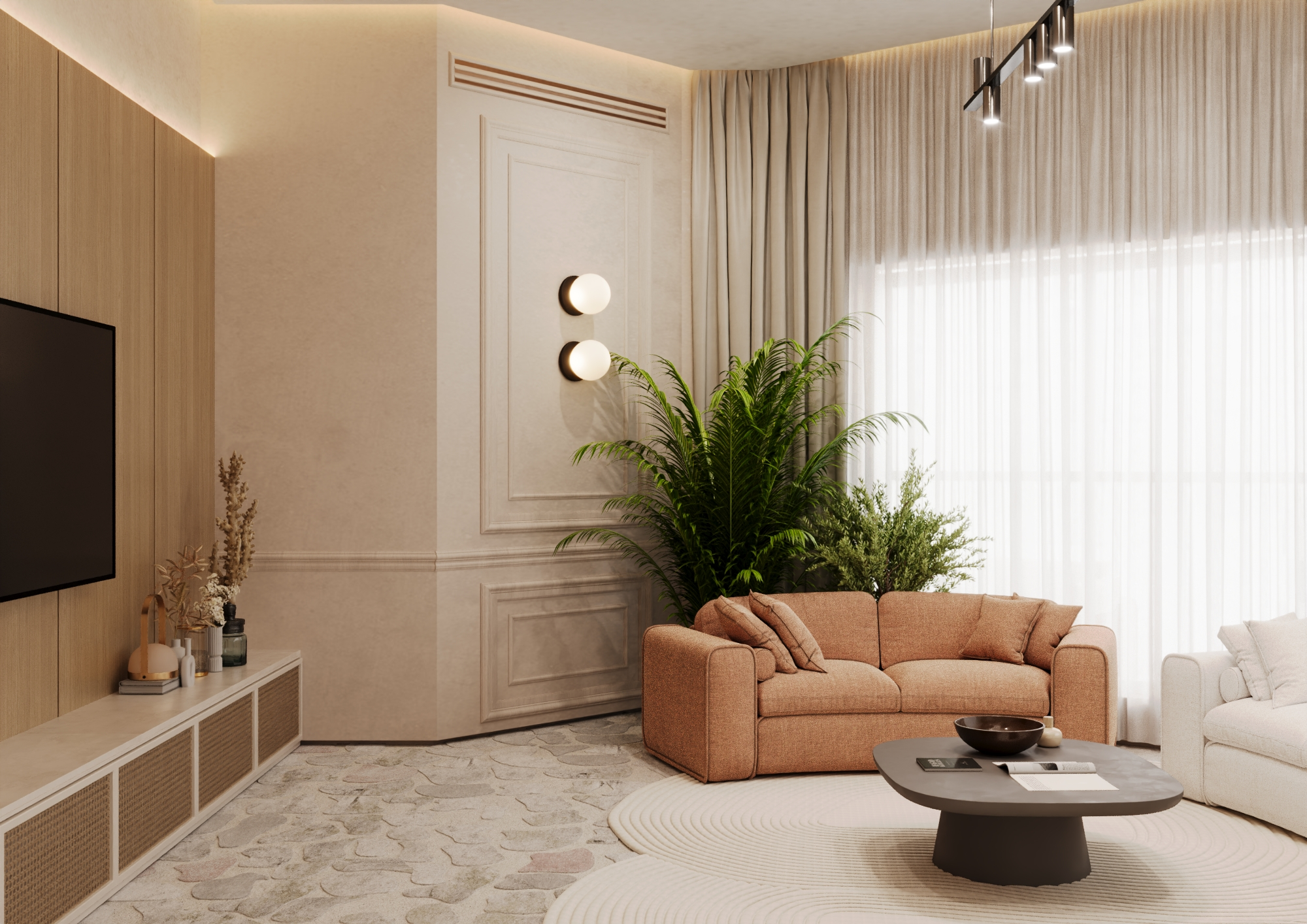 تصميم وتنفيذ فيلا في الشارقة | تصميم داخلي وتشطيبات فاخرة - Image 5